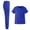 Royal Blue, variant on Scrubs for Women Sets with Pockets Nursing Clothes Plus Size Workwear Clinical Top Pants Scrubs for Women Sets Black L