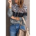 thumbnail image 2 of ABPHQTO Sudadera Con Capucha De Mujer Leopardo Gris Tie Dye Colorblock, 2 of 5