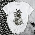 thumbnail image 6 of No Tricks Just Treats Dog T-Shirt, Funny Halloween Puppy Tee with Spooky Vibes, 6 of 6