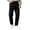 Black, variant on Turilly Sweatpants Men's Straight Leg Sweatpants with Ankle Zippers Drawstring Elastic Waist Casual Track Pants