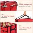 thumbnail image 3 of Caja de almacenamiento para adornos navideños Mrrihand, 8 bandejas, 128 adornos, 3 of 8