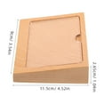 thumbnail image 2 of Mobutofu 1Pack Display Stand for Vendors with Rectangular Shape in Brown 7x4Inch, 2 of 8