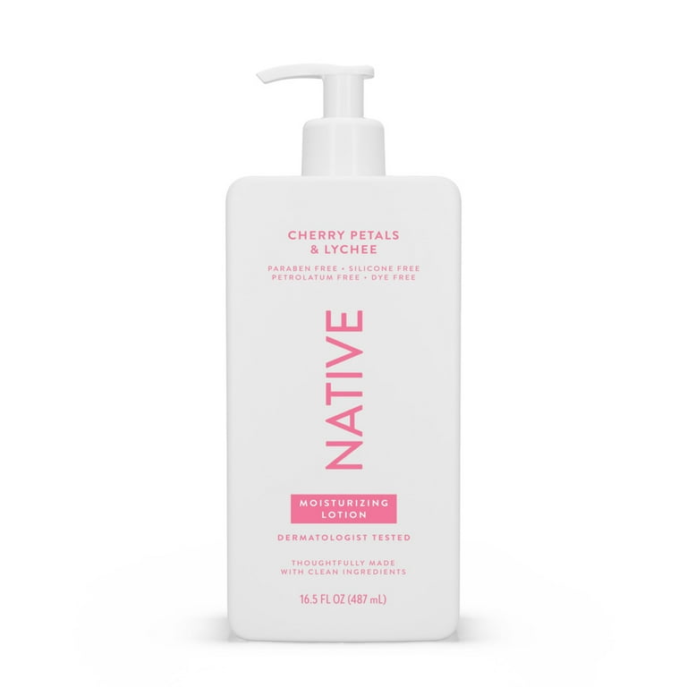 Native Cherry Petals & Lychee Scent Hand and Body Lotion 16.5 fl
