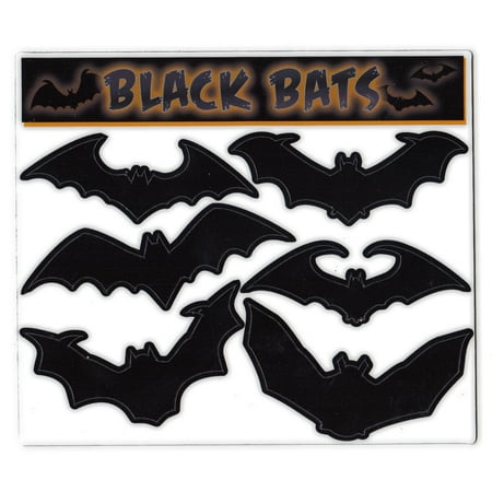 Magnet Variety Pack 6 Magnets Black Bats Halloween