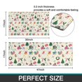 thumbnail image 7 of Beige Christmas Santa Pattern Kitchen Rugs Sets Of 2,Anti Fatigue Kitchen Mat Rugs Non Slip Washable,Decorative Kitchen Floor Mats for Kitchen,Sink,Laundry,17"x30"+17"x47", 7 of 7