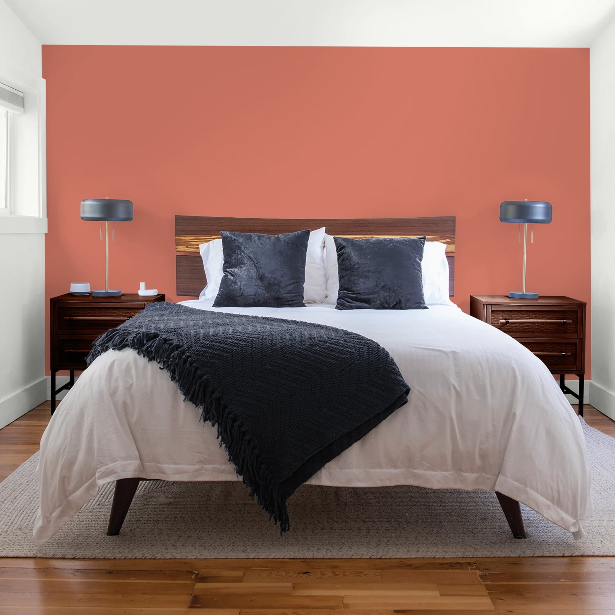 Glidden HEP Cajun Spice / Orange, Flat Interior Paint with Primer, 1 Gallon