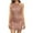 Beige, variant on Womens Sleeveless Round Neck Dress Solid Color Crew Neck Slit Pocket Dress