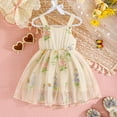 thumbnail image 3 of TAIAOJING Baby Girls Tutu Dress Toddler Floral Tutu Dress Sleeveless Tulle Dresses Princess Party Dress For 2-3 Years, 3 of 3