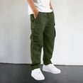 thumbnail image 2 of XIYON Boys Cargo Pants Kids Cargo Pants With Multiple Pockets Comfortable Casual Trousers For Boys And Outdoor Play And Daily Wear Soft Trousers, 2 of 5