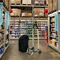 thumbnail image 3 of Mainstays 1-Compartment Deluxe Shopping Cart with Aluminum Frame, Trolleys, Folding Utility and Foldable Grocery Shopping Cart with Polyester Bag, 3 of 7