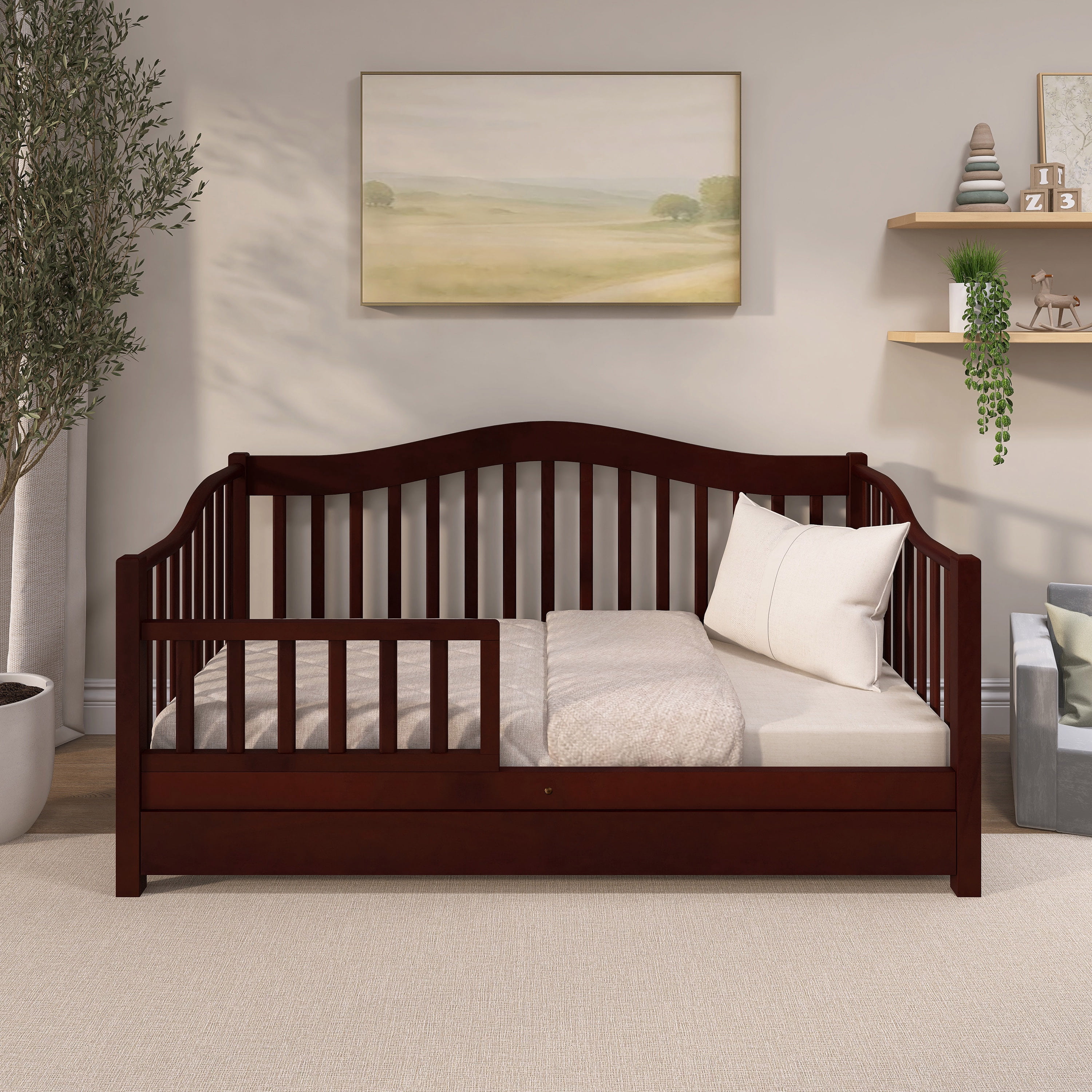Dream on Me Toddler Day Bed, Cherry