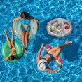 thumbnail image 4 of Inflatable Floating Drink and Snack Holder for Pools and Hot Tubs Gray, 4 of 5
