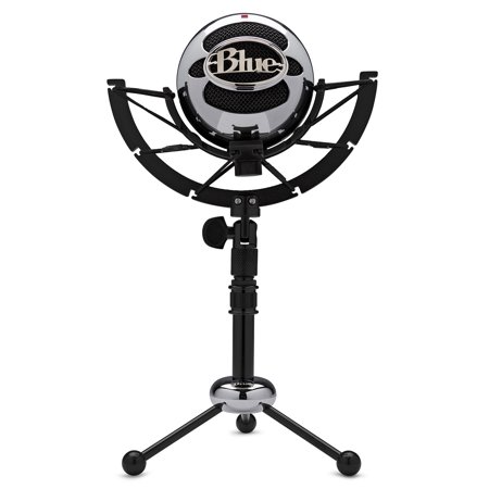 Blue Microphones Snowball USB Mic (Brushed Aluminum) with Knox Gear Shock Mount