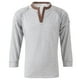 thumbnail image 2 of Blusas y camisas de manga larga con cuello redondo para hombre, blusa básica de color puro con músculos musculosos de manga larga, blusas y camisas de manga larga con cuello redondo para hombre, blusa, 2 of 8