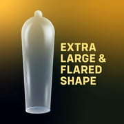 ONE Legend + Brass Lunamax Pocket Case, Premium Lubricated Latex -Large Condoms 12 Count (Retail Packaging)
