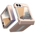 thumbnail image 3 of for Samsung Galaxy Z Flip 6 Case with [Built-in Front Screen Protector] [Kickstand][Hinge Protection][Hard PC] Ultra-Thin Shockproof Protective Phone Case for Samsung Galaxy Z Flip 6,Rosegold, 3 of 7