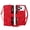 Red, variant on Kryonix For iPhone 17 Pro Max Wallet Case with Card Slots Cash Pocket, PU Leather with Adjustable Crossbody Strap & Wrist Strap, Auto-Magnet Closure, Shockproof & RFID Blocking