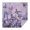 Purple Butterfly Flower, variant on Light Blue Butterfly Purple Pattern Square Tablecloth,Waterproof Square Table Cover,Wipeable Spillproof Washable Table Cover for Home Kitchen Party Decor 42"X42"(107x107cm)