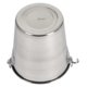 thumbnail image 3 of Cubo de acero inoxidable de 2 cuartos, cubo duradero sin costuras para muchas tareas del hogar, transportar agua o leche, llenar con alimentos, usar como maceta, cubo de limpieza, centro de mesa y, 3 of 7