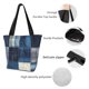 thumbnail image 4 of Easygdp Indigo Patchwork Quilt Bolso de Hombro para Mujer, Bolso Bandolera y Cartera de Mano Elegante para Uso Diario, 4 of 6