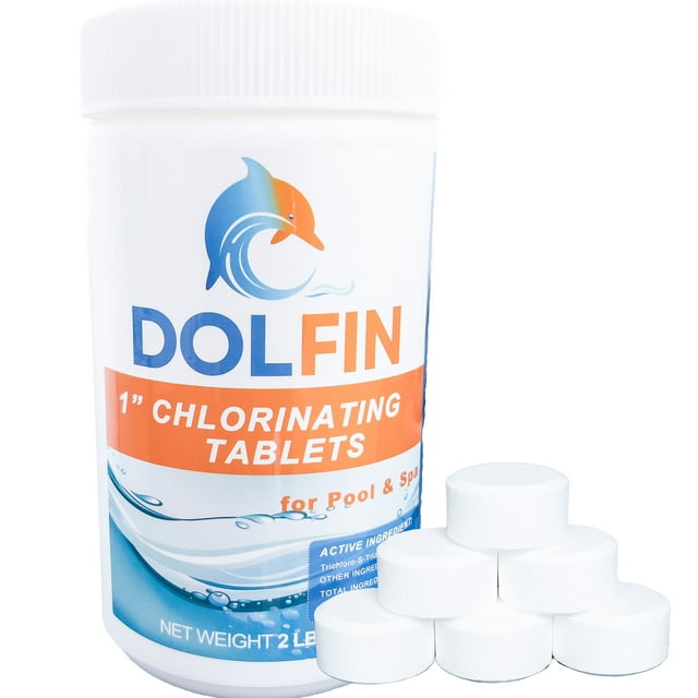 Tablettes de Chloration de 1 Po et 2 Lb, Tablettes de Chlore pour Piscine, Tablettes de Chlore pour Piscines, Bains Thermaux