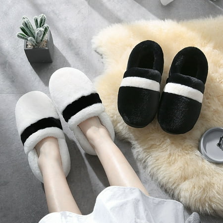 

Gubotare Fuzzy Slippers Cute Animal Slippers for Women Winter Warm Memory Foam House Slippers Soft Cozy Booties Non-Slip Slip-on Shoes for Girls Indoor Outdoor Shoes Black 8