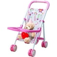 thumbnail image 1 of LAICAIW Baby Doll Stroller, Foldable Doll Stroller, Baby Doll Carriage, Realistic Convertible Doll Pram, Toy Baby Stroller, Creative Baby Doll Stroller Play Set for Toddler and Girls, Nuturing and R, 1 of 7