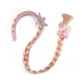 thumbnail image 1 of Peluca de dibujos animados Bling Bling Gold Hairpiece Hand Knitting Cosplay Easy to Wear Lustrous Periwig Delicado Exquisito Encanto Ropa, zapatos y accesorios Miscelánea rosa copo de nieve Minnieouse AP013993-01, 1 of 6