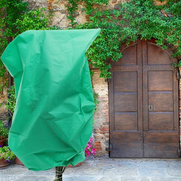 Tineasur Green Nonwoven Plant Wraps for Winter Freeze and Frost Damage Prevention, Garden Plant Care