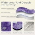 thumbnail image 2 of Coolnut Purple Abstract Large Picnic & Outdoor Beach Blanket, Waterproof Foldable Sandproof 3-Layer Picnic Mat for Camping,Hiking,Travel,Park,Concerts,78"x78", 2 of 6