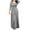 Silver, variant on Wedding Guest Dresses for Women, Women's Beach Long Dress One Line Shoulder Print Holiday Long Swing Dress Formal Cocktail Dresses for Women Black XXL