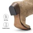 thumbnail image 5 of DREAM PAIRS Women's Mid-Calf Western Cowboy Boots Embroidered Cowgirl Boots Chunky Low Heel Non-Slip Retro Country Fashion Boots, 5 of 8