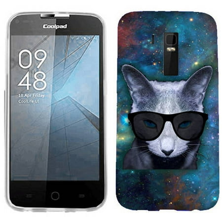 Mundaze Galaxy Cat Phone Case Cover for CoolPad