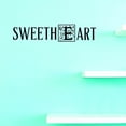 thumbnail image 1 of Custom Decals Sweetheart Wall Art Size: 12 X 30 Inches Color: Black, 1 of 1