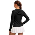 thumbnail image 2 of TRYSIL Womens Lightweight Hoodie UPF 50+ Sun Protection Long Sleeve Running Hiking Outdoor Shirts,Size(XS-2XL), 2 of 7