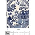 thumbnail image 3 of Ancient China Blue Willow Chinoiserie Flannel Fleece Throw Blankets 50"X40" Lightweight Fluffy Winter Fall Blanket Cozy Soft Fuzzy Plush Home Decor for Couch Bed Sofa Bedroom Living Room Travel, 3 of 6
