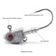 thumbnail image 1 of Anzuelos de pesca, 6 piezas de cabezas plomadas, anzuelos de cebo de pesca, plomadas de pesca, tecnología innovadora, 1 of 8