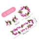thumbnail image 2 of GOOHOCHY 6 juegos de collares de flores hawaianas, coronas de verano, guirnaldas para fiestas luau, pulseras de flores tropicales y diademas., 2 of 8