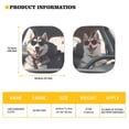thumbnail image 6 of Jeiento Funny Husky Windshield Sunshade Car Front Sunshade Blocks Sun Visor Foldable Front Window Cover Sun Visor Keep Your Vehicle Cool Fit Car Front Window for Trucks SUV Van, 6 of 7