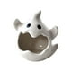 thumbnail image 4 of Figura de fantasma, estatua decorativa de Halloween, portavelas de cerámica para té Blanco, 4 of 9