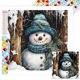 thumbnail image 1 of Kit Con Cuentas Cuadradas 5D DIY Muñecos Nieve Del 45x45cm, 1 of 9
