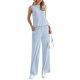 thumbnail image 3 of Conjunto Lounge PRETTYGARDEN Mujer 2 Piezas Verano Azul Claro, 3 of 8