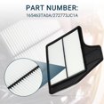 thumbnail image 3 of Filtro de aire de cabina Unique Bargains 1 Set para Nissan Altima Sedan Consistente No.165463TA0A/272773JC1A, 3 of 7