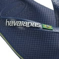 thumbnail image 5 of Havaianas Brazil Logo Men's Flip Flop Sandals - Navy Blue, 8, 5 of 6