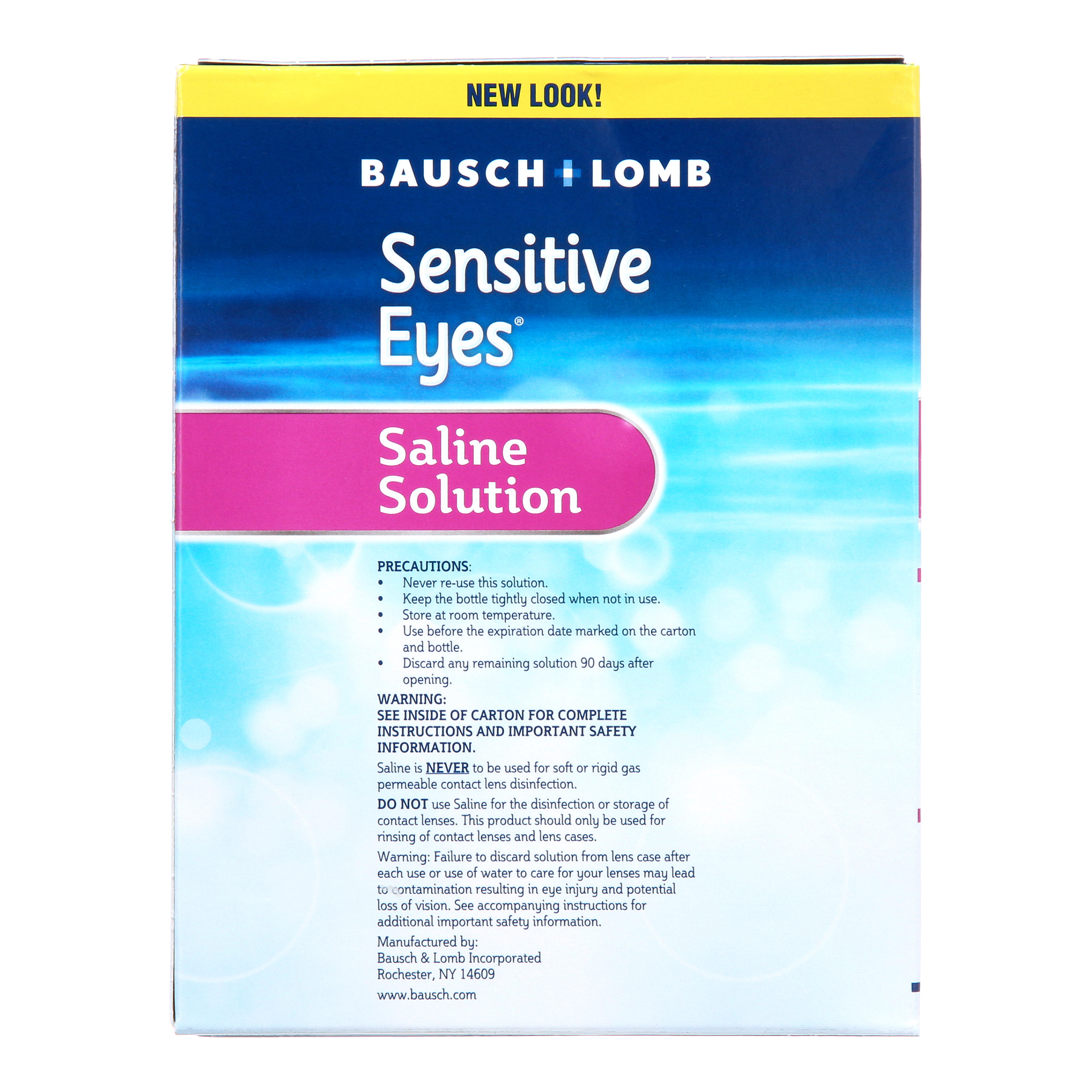Sensitive Eyes® Plus Saline Solution 2 x 12 fl oz (355 mL) - image 2 of 8