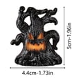 thumbnail image 4 of Tryvkinvive Light Up Spooky Tree Stump Decor,Halloween LED Haunted Tree Figurine,Mini Scary Tree Tabletop Ornament for Home Decor Supplies Indoor,Village Scene & Party Decor, 4 of 7