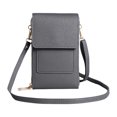 thumbnail image 1 of Monedero pequeño para teléfono móvil para mujer, cartera de hombro con ranuras para tarjetas, 1 of 5