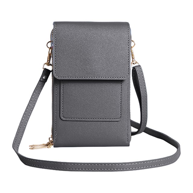 Monedero pequeño para teléfono móvil para mujer, cartera de hombro con ranuras para tarjetas