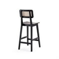 thumbnail image 5 of Manhattan Comfort Versailles 25.98" Wood Counter Stools in Black (Set of 2), 5 of 7