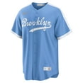 thumbnail image 2 of Men's Nike Jackie Robinson Light Blue Brooklyn Dodgers Alternate Cooperstown Collection Player Jersey, 2 of 3